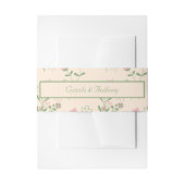 Pink Green Retro Y2K 70er Blume Muster Einladungsbanderole (Vorderseite Beispiel)