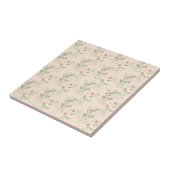 Pink Green Retro Y2K 70er Blume Muster Fliese (Seite)