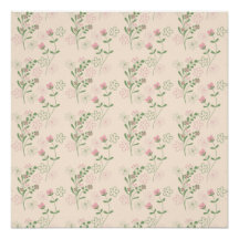 Pink Green Retro Y2K 70er Blume Muster