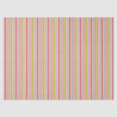 Pink & green stripes  seidenpapier (Vorderseite)