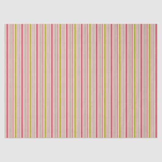 Pink & green stripes seidenpapier (Vorderseite)