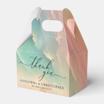 Pink Green Sunny Ocean Beach Summer Party Hochzeit