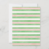 Pink Green Taco Bout Ein Babydusche Einladung (Rückseite)