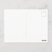 Pink Green und Navy Blue Chinoiserie Weihnachten Postkarte (Rückseite)