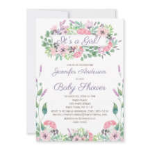 Pink Green Watercolor Blumenspülung Girl Baby Dusc