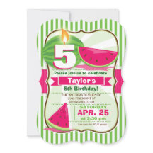 Pink & Green Watermelon, Kinderparty