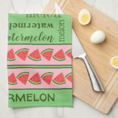 Pink Green Watermelon Wedges - Watermelone Kunst, Geschirrtuch (Viertel Falte)