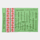 Pink Green Watermelon Wedges - Watermelone Kunst, Geschirrtuch (Horizontal)