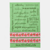 Pink Green Watermelon Wedges - Watermelone Kunst, Geschirrtuch (Vertikal)