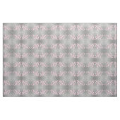 Pink Grey Cherry Blossoms Muster Stoff (Yard (91,4 cm))
