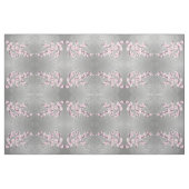 Pink Grey Cherry Blossoms Muster Stoff (Fat Quarter (45,7 x 55,9 cm))