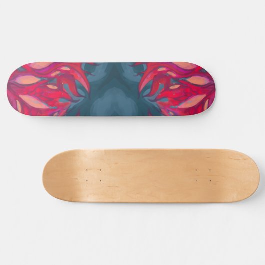 Pink grey Skateboard (Horizontal)