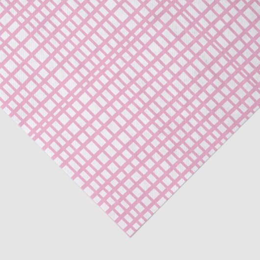 PINK GRID SEIDENPAPIER (Ausschnitt)