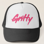 Pink Gritty Truckerkappe (Vorderseite)
