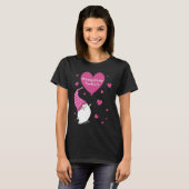 Pink Grome Heart Sleep Study Tech Life Balloon Val T-Shirt (Vorne ganz)