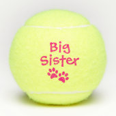 Pink-große Schwester-Schoßhund-Katzen-Spielzeug Tennisbälle (Vorderseite)