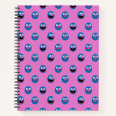 Pink Grover Face Pattern Notizblock (Vorderseite)
