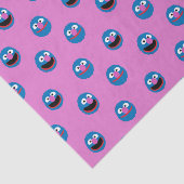 Pink Grover Face Pattern Seidenpapier (Ausschnitt)