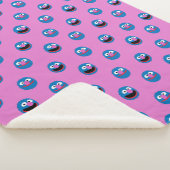 Pink Grover Face Pattern Sherpadecke (3/4)