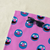 Pink Grover Face Pattern Strandtuch (Beispiel)