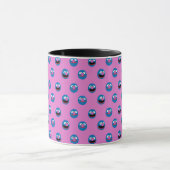 Pink Grover Face Pattern Tasse (Zentrum)