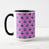 Pink Grover Face Pattern Tasse (Links)