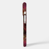 Pink, Grün und Schwarz - Fraktal Case-Mate iPhone Hülle (Rückseite / Links)