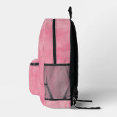 Pink Grunge Aesthetic Bedruckter Rucksack (Rechts)