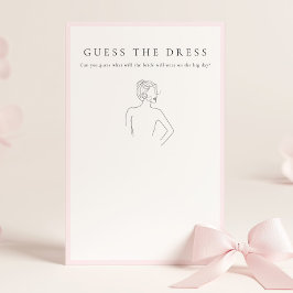 Pink Guess, das Brautparty zum Kleid Briefpapier