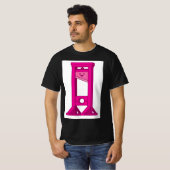 Pink Guillotine Black T - Shirt (Vorne ganz)