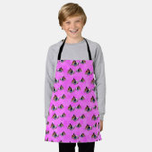 Pink-Guinea-Schweinemuster Schürze (Getragen)