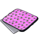 Pink Guinea Schweinepattern, 10 Zoll Laptopschutzhülle (Vorne Knopf)