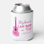 Pink Guitar Last Bash in Nash Bachelorette Dosenkühler (Kanne Vorderseite)