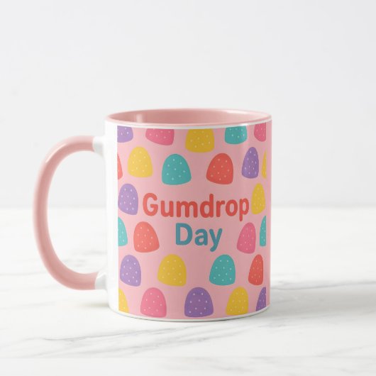  Pink Gumdrop Day Combo Mug Tasse (Links)