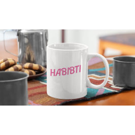 Pink Habibti Arab Kaffeetasse