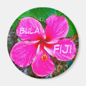 Pink Habiscus Magnet (Vorne)