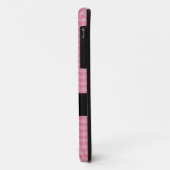 Pink Hahnentrittmuster Monogram iPhone 5 Fall Case-Mate iPhone Hülle (Hinten/Links)