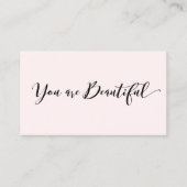 Pink Hair Salon Ernennung Erinnerung Terminkarte (Vorderseite)