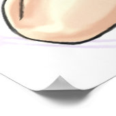 Pink Haired Catgirl Poster (Ecke)