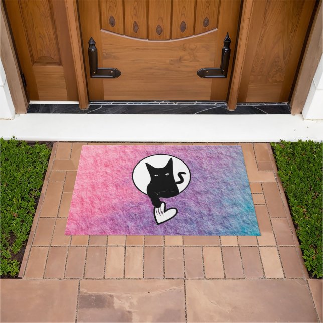 Pink Halloween Doormat von Poet Adiela Akoo Fußmatte (Außenbereich)