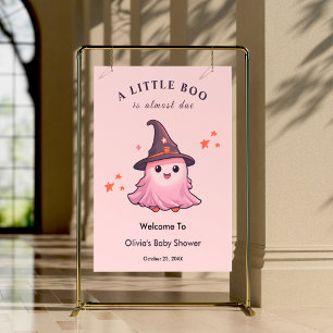 Pink Halloween Ein kleines Boo Baby Duschbad Empfa Poster