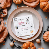 Pink Halloween Ghost Baby Dusche Serviette