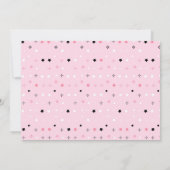 Pink Halloween Ghost Dankeschön Karte mit Foto (Rückseite)