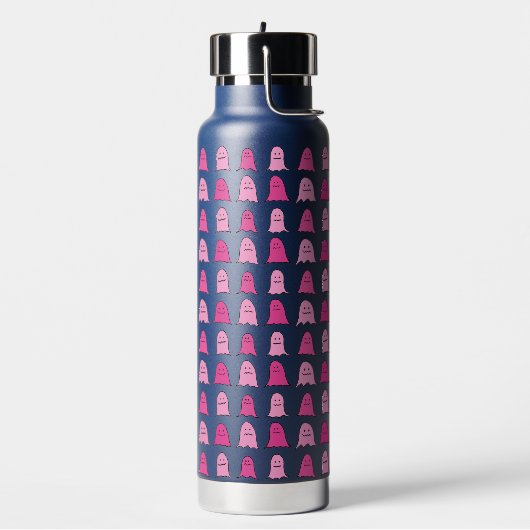 Pink Halloween Ghosts Trinkflasche (Links)