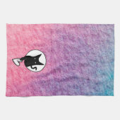 Pink Halloween Küchentuch von Poet Adiela Akoo (Horizontal)