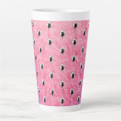 Pink Halloween Latte Tasse von Poet Adiela Akoo (Vorderseite)