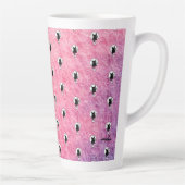 Pink Halloween Latte Tasse von Poet Adiela Akoo (Rechts)