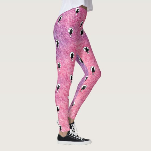 Pink Halloween Leggings von Poet Adiela Akoo (Rechts)
