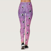 Pink Halloween Leggings von Poet Adiela Akoo (Rückseite)