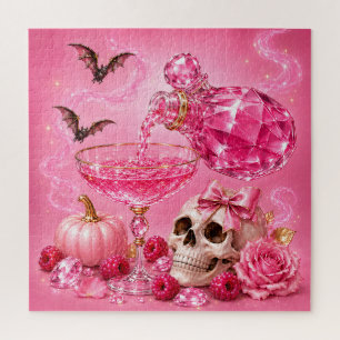Pink Halloween Mädchen Nacht Boo Ze Cocktail Par Puzzle